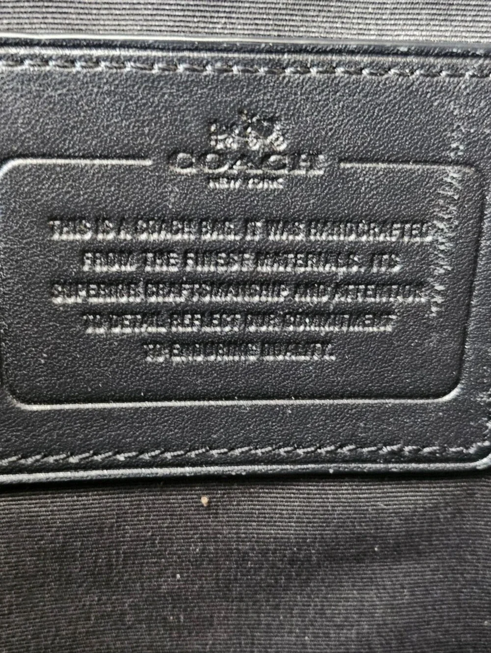 COACH Heritage Check 2-Way Slim Briefcase / Laptop Bag Style F71389